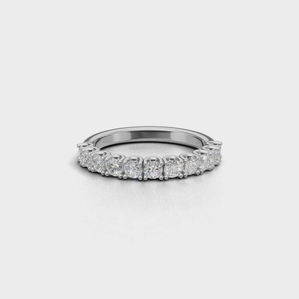 0.72ct Round Diamond Eternity Ring - R101