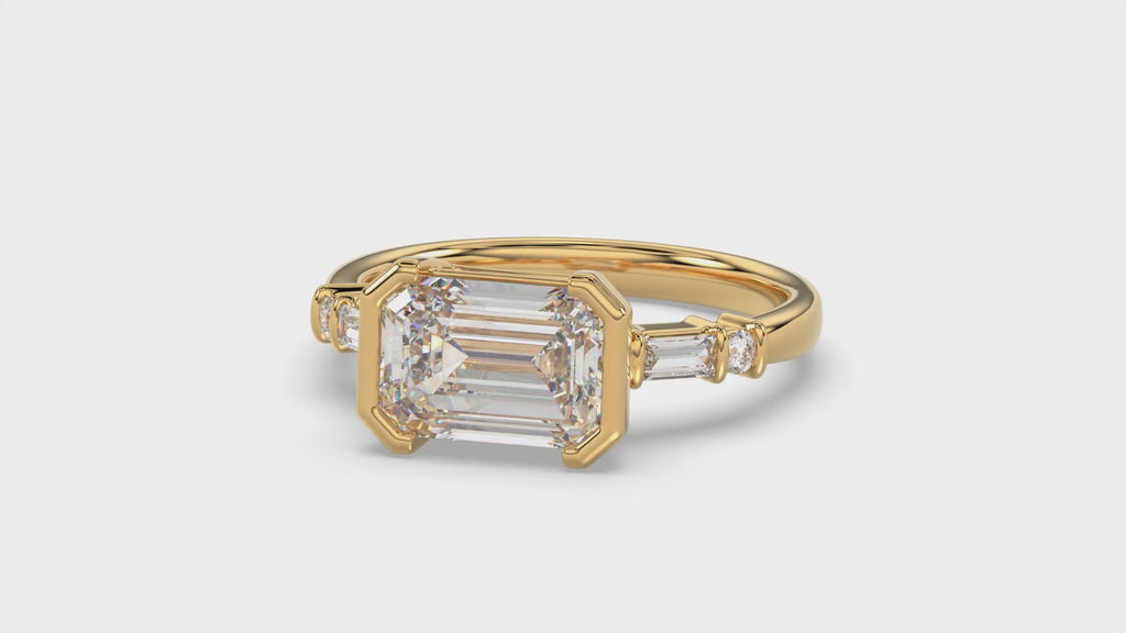 Criss Cut Diamond Ring - R169