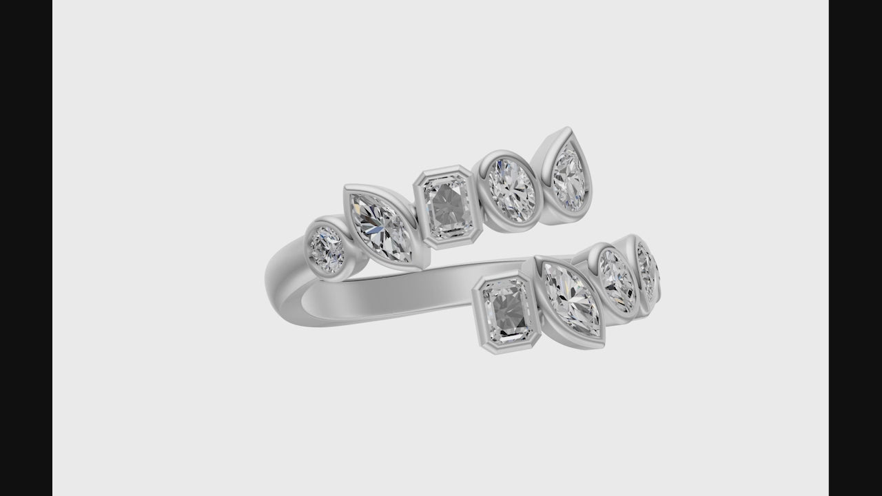 0.90ct Multi Stone Diamond Ring - R180