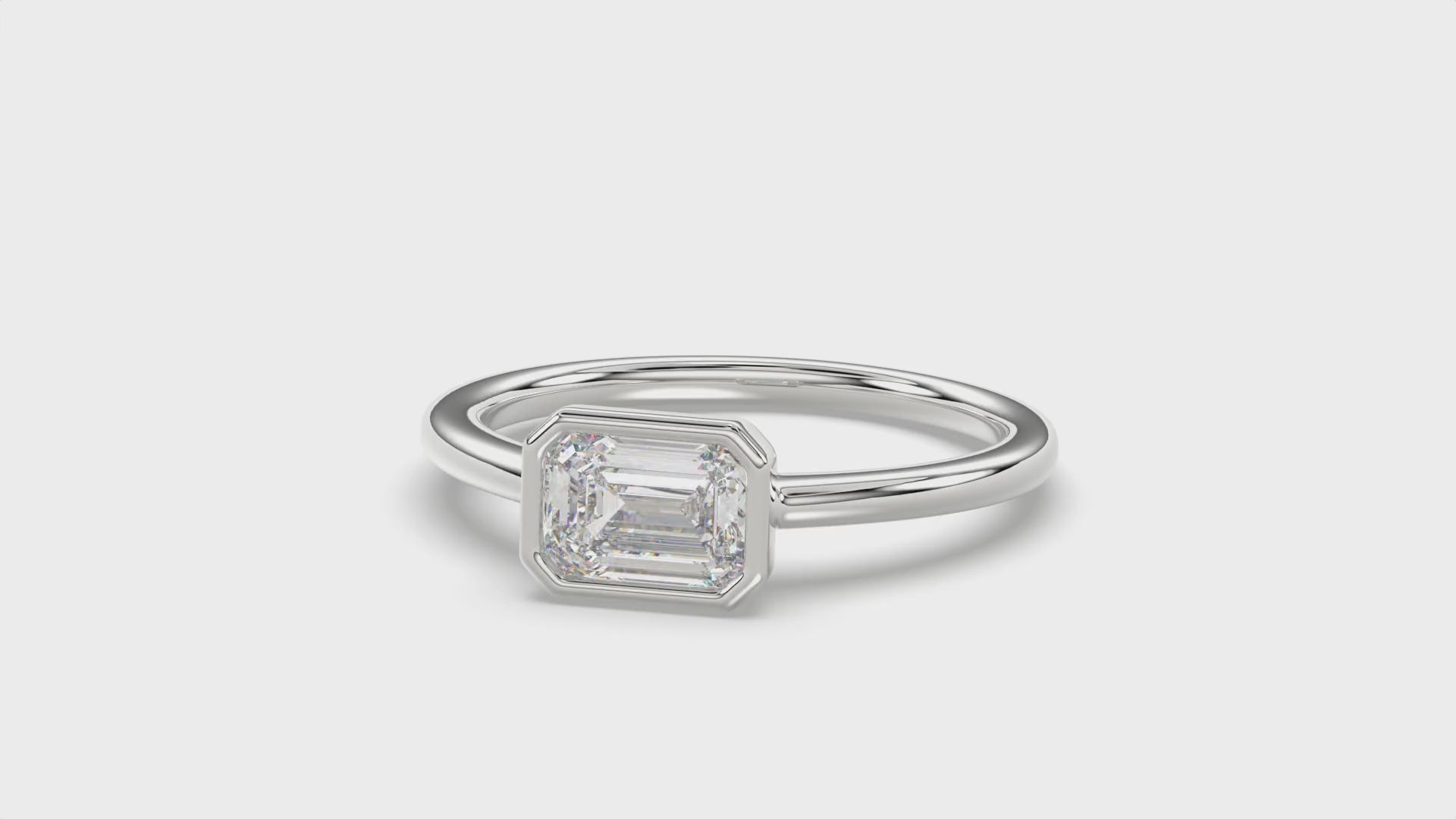 Emerald Engagement Ring - R147