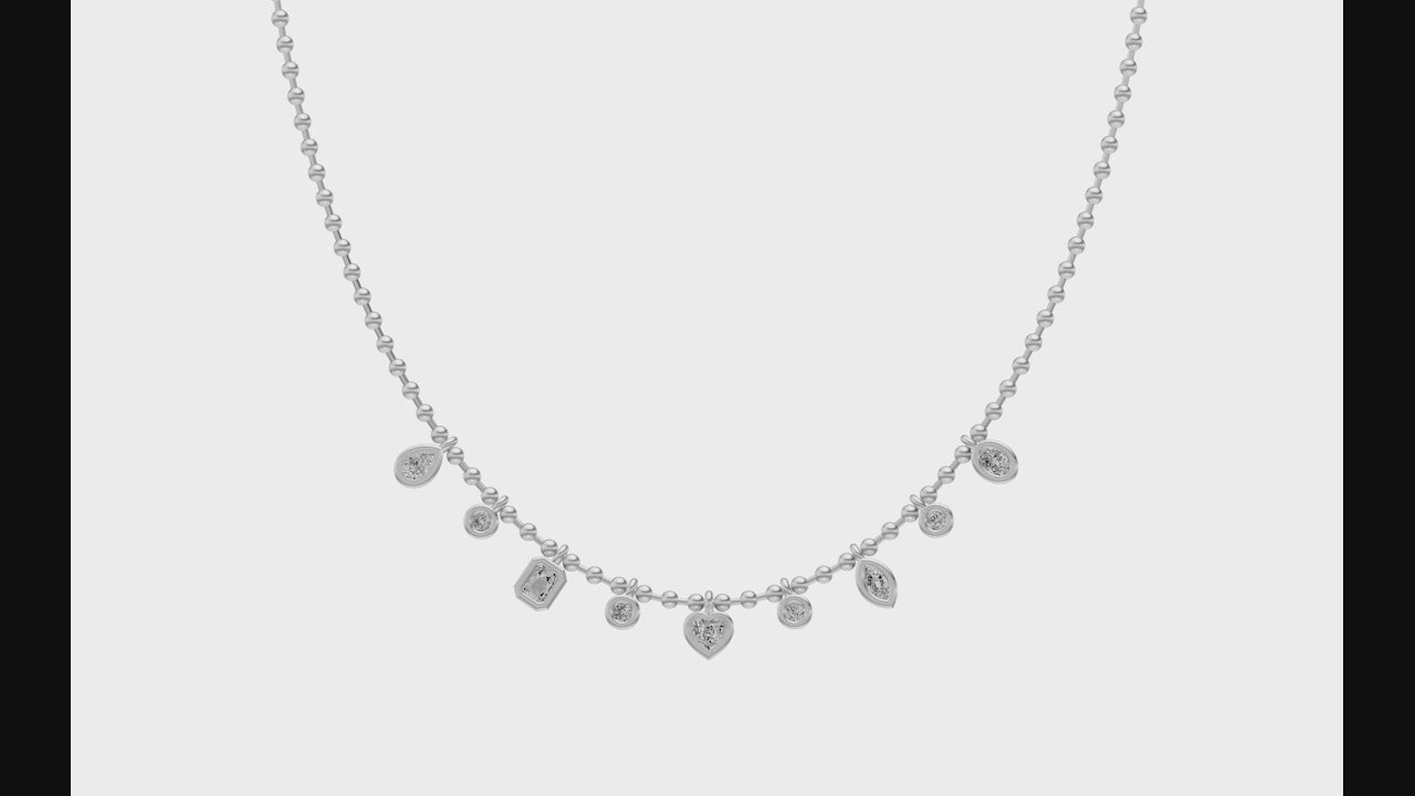 0.50ct Multi Stone Brilliant Cut Diamond Necklace - PD13