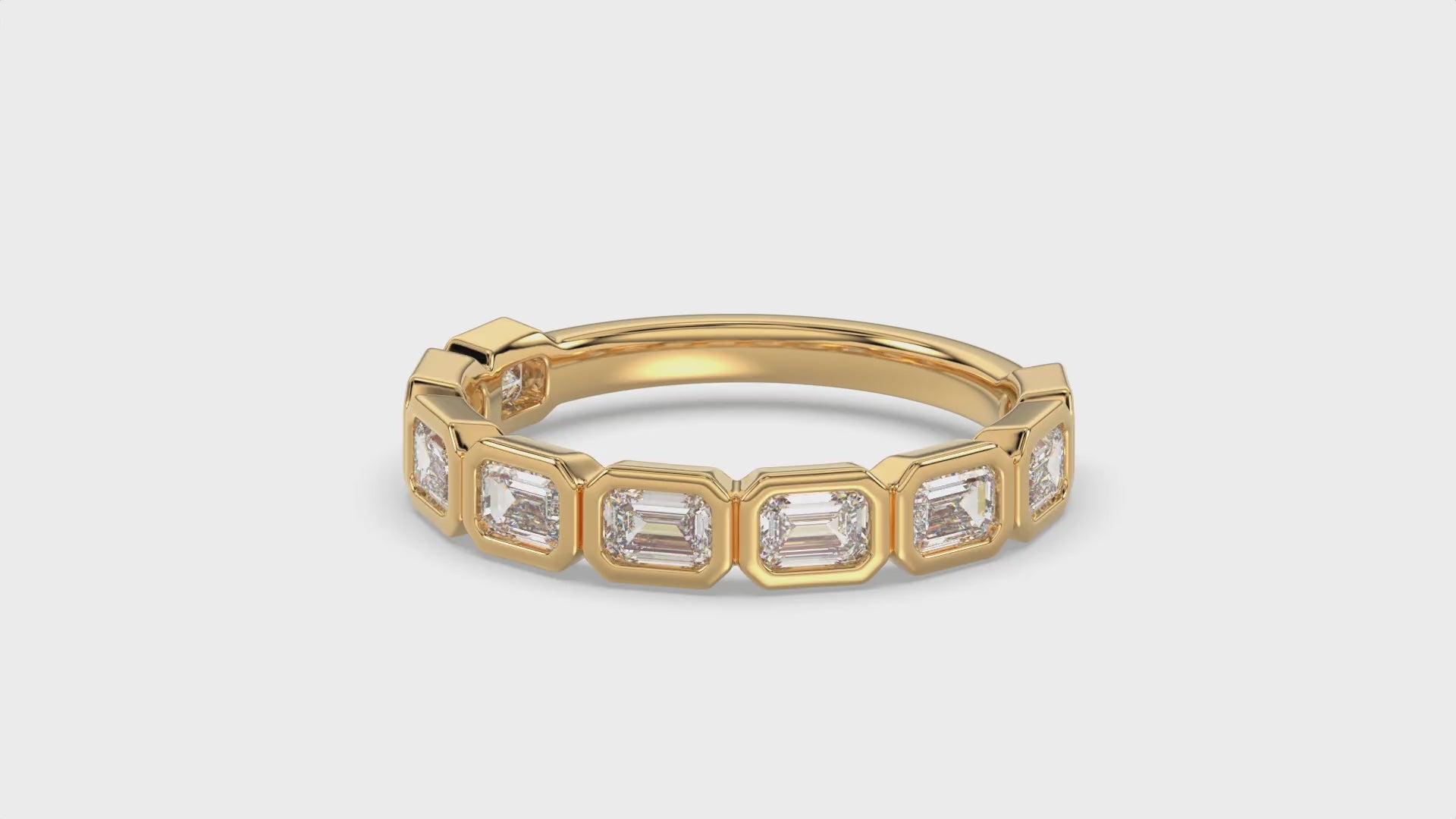 Emerald Diamond Ring - R181