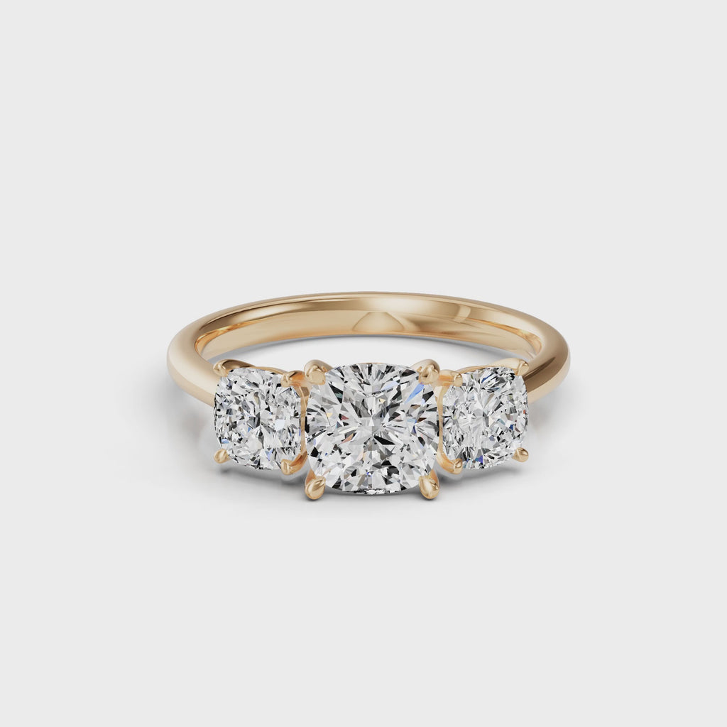 Old Cut Trilogy Diamond Ring - R198