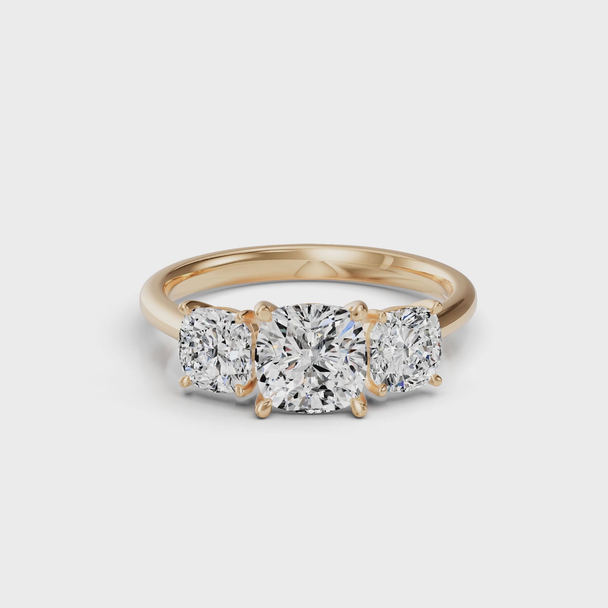 Old Cut Trilogy Diamond Ring - R198